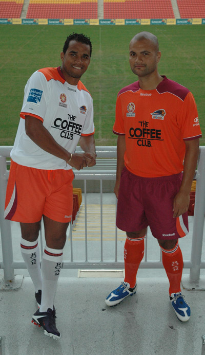 New Brisbane Roar strips- home and away