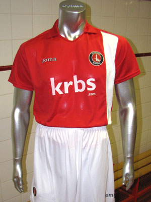 new charlton athletic joma home kit 2009-10