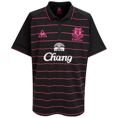 New Everton FC away kit 09-10