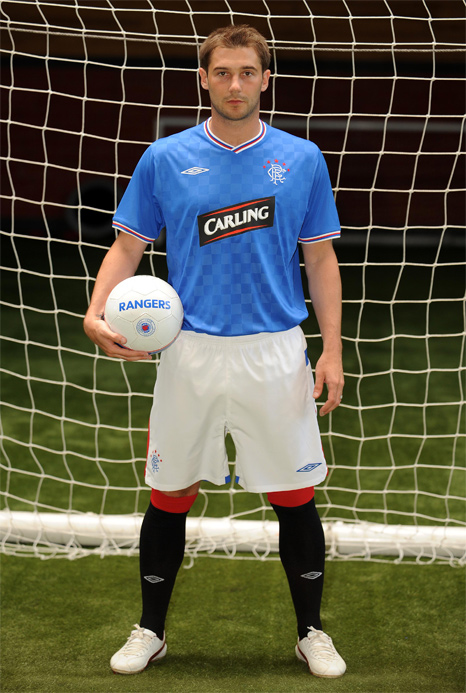 new Glasgow Rangers home kit 2009/10