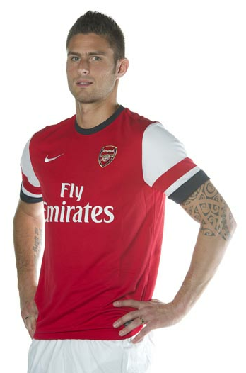 Olivier Giroud Arsenal 2012 Kit