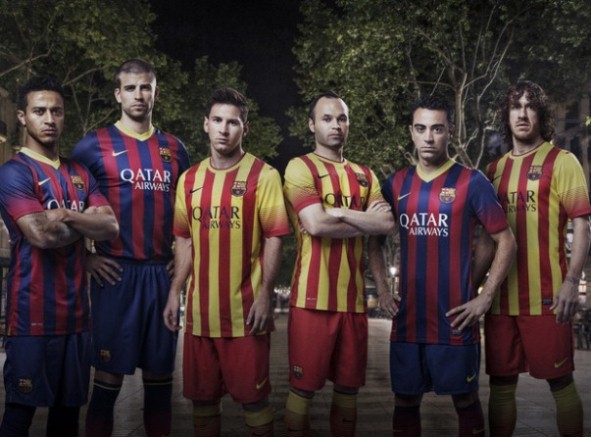 Barcelona New Jersey 2013 14