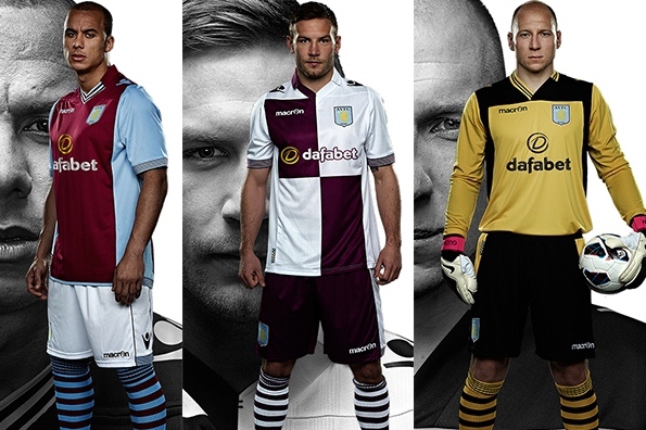 Aston Villa New Kit 2013 14