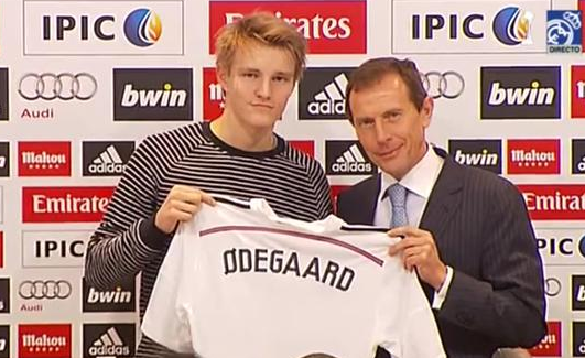 Odegaard Real Madrid Presentation