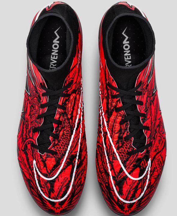 Lewandowski Hypervenom Custom Cleats