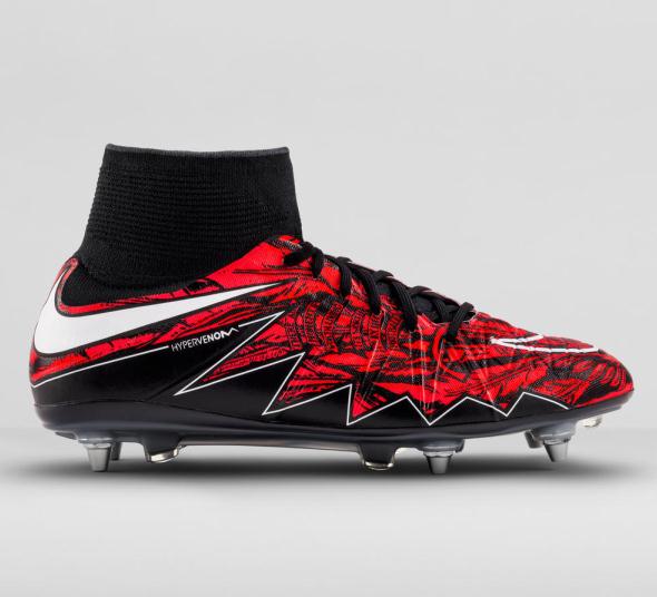 Lewandowski Red Black Hypervenom II