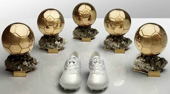 Messi Ballon D'or Platinum Boots 2015