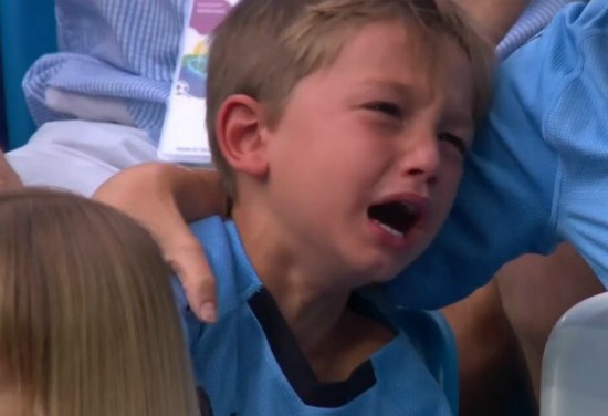 Uruguayan Kid Crying World Cup 2018