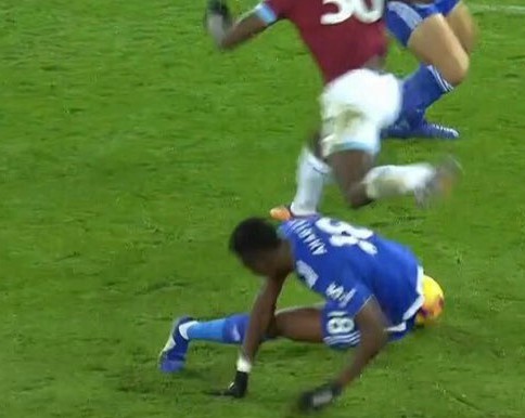 Amartey Injury v West ham 2018