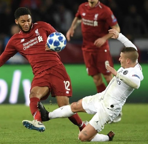 Verratti tackle on Gomez