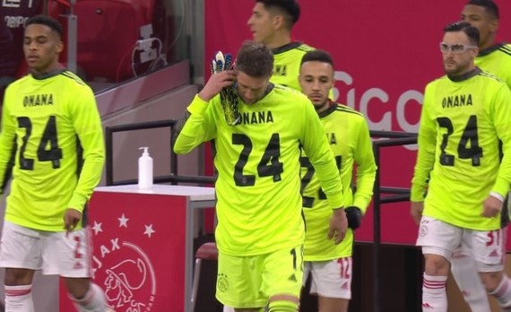 Ajax Onana Shirts Cup Game PSV