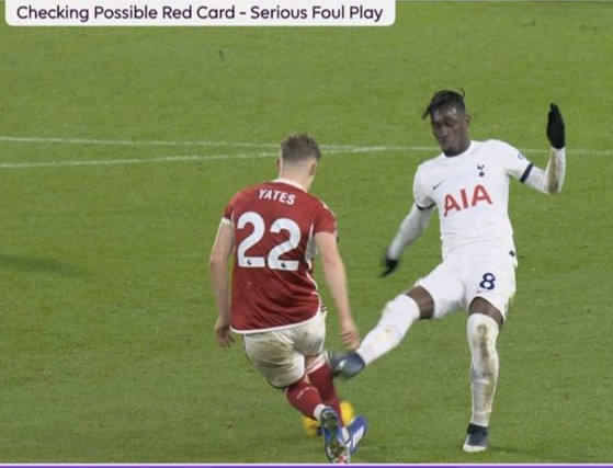 Bissouma red card v Forest 2023