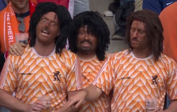 Dutch fans blackface Euro 2024