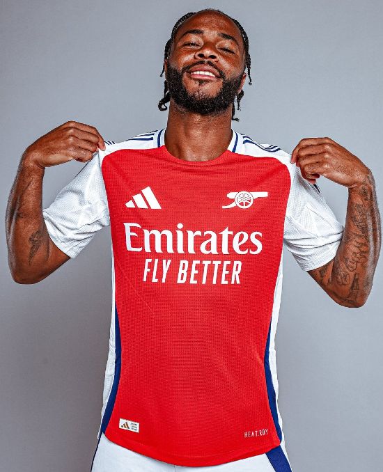 Sterling Arsenal Jersey 2024