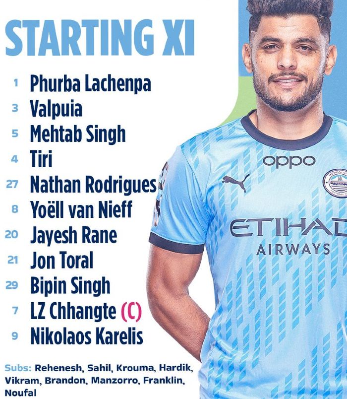 mumbai city fc vs punjab fc lineups 2024